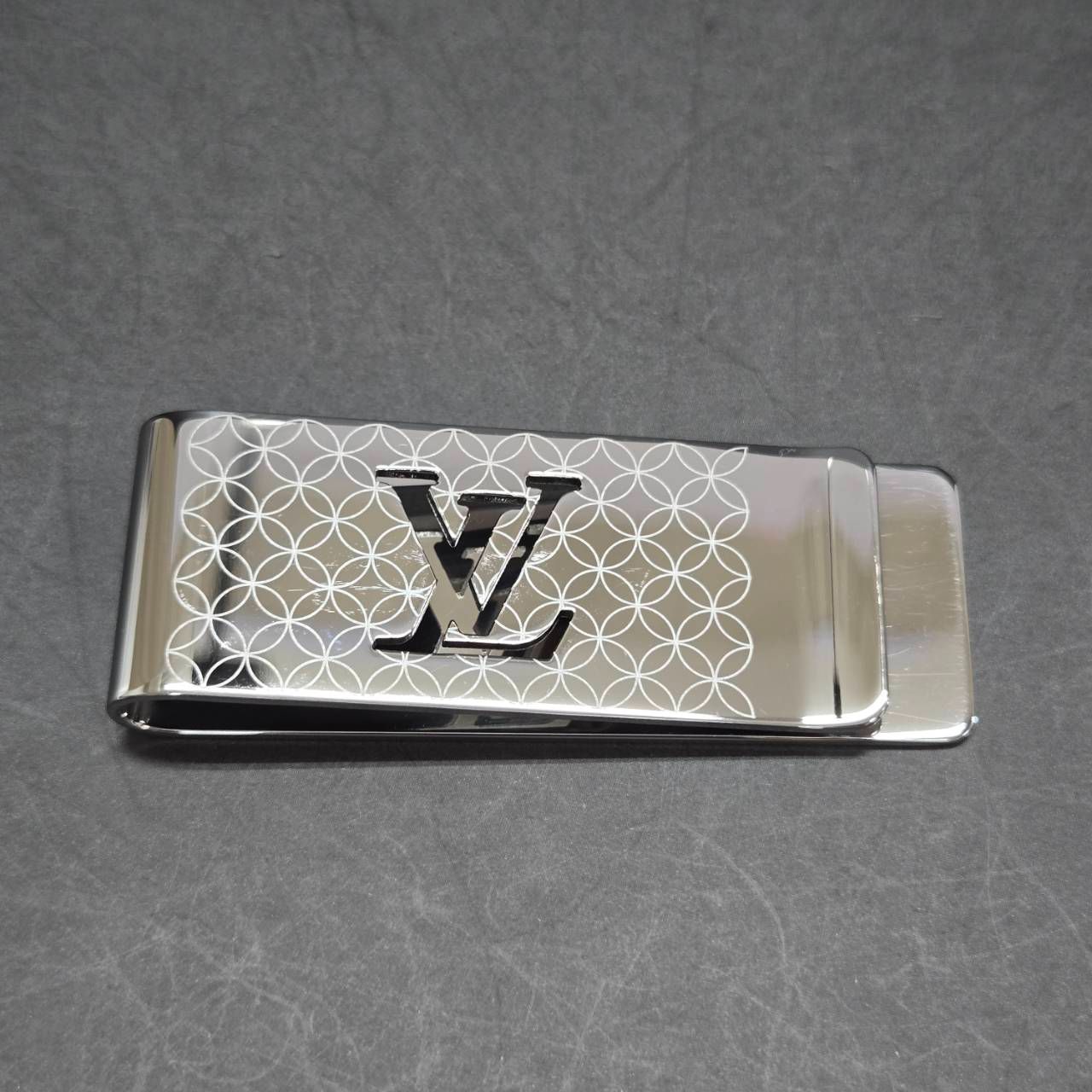 LOUIS VUITTON ルイヴィトン マネークリップ ビルクリップ シャンゼリゼ M 65041 保存袋 き シルバー 小物