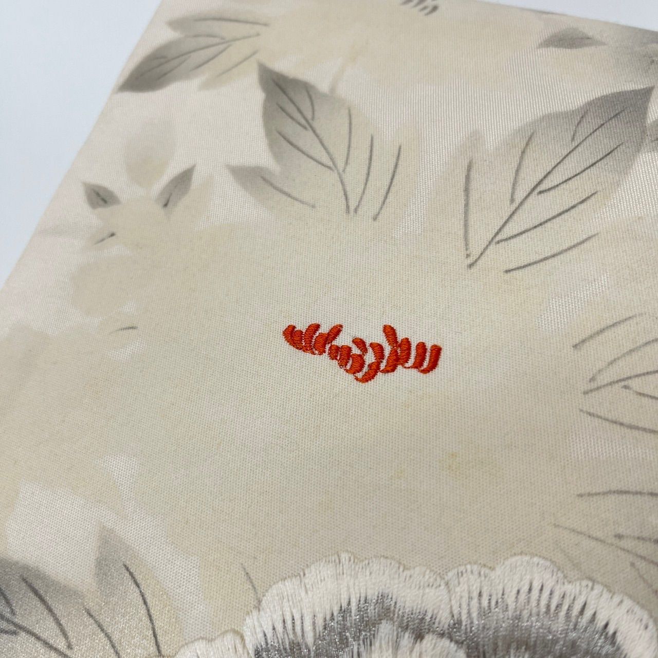 名古屋帯 刺繍 上品な花柄 染め 九寸 正絹 着物 MA-563 - メルカリ