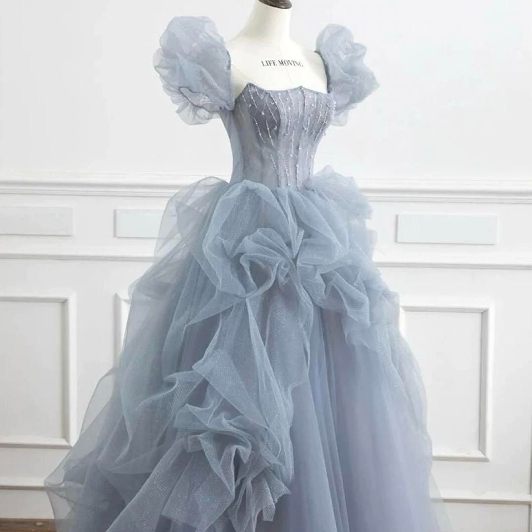 BURBERRY バーバリー マフラー カシミア10％ 水色 未使用に近い 小さ