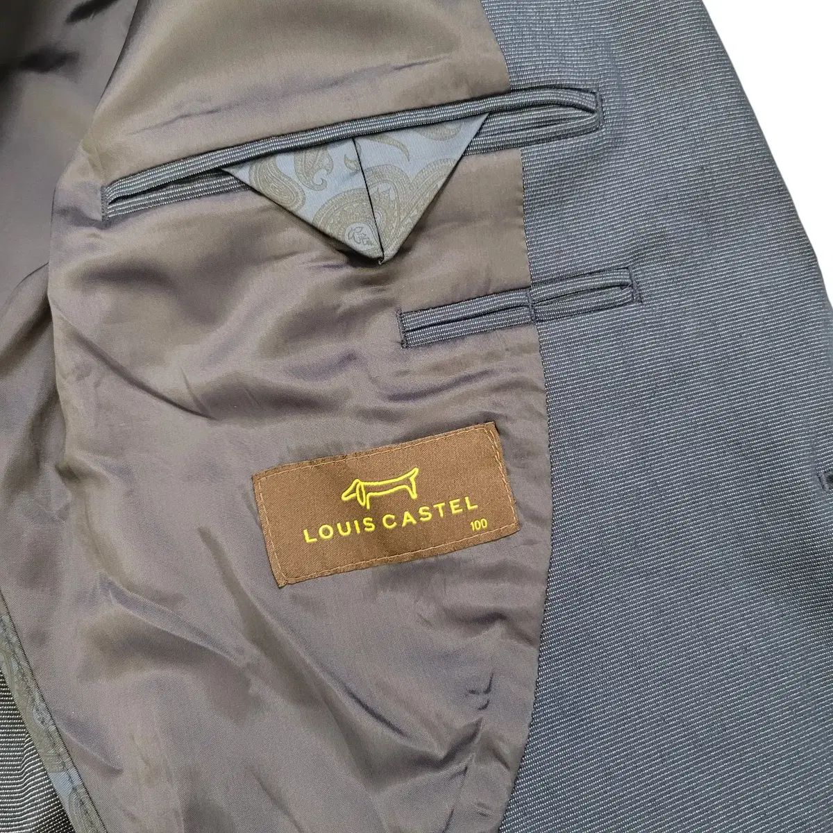 LOUIS CASTEL(ルイカステル) 黒 ジャケット ブレザー