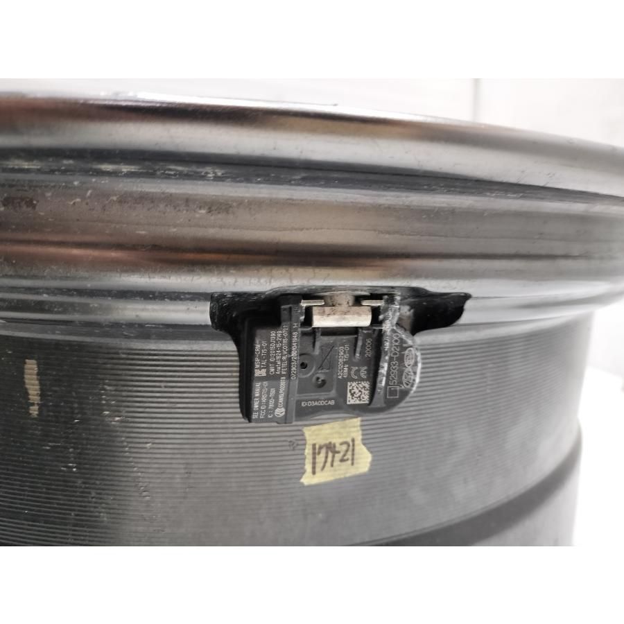 ◆配送先指定あり◆ 19x9.5J HYUNDAI ヒュンダイ GENESIS G90 1本のみ 5H -114.3 空気圧センサー付き ジェネシスG90 52914-D2710 ～本州 四国は ～ FFCRYSTALESIA_COM