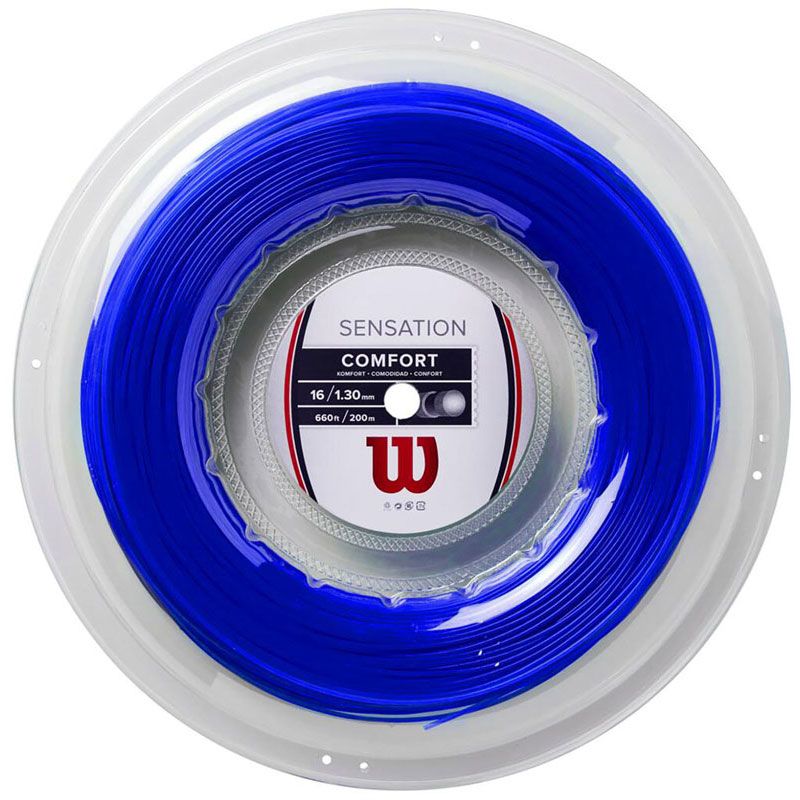 Wilson ウイルソン SENSATION BLUE 16 REEL Blue 16G テニス ガット wr83091011 選択
