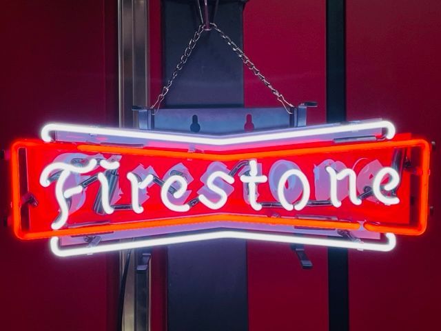ファイヤーストーン ネオン サイン 看板 アメリカ ハーレー