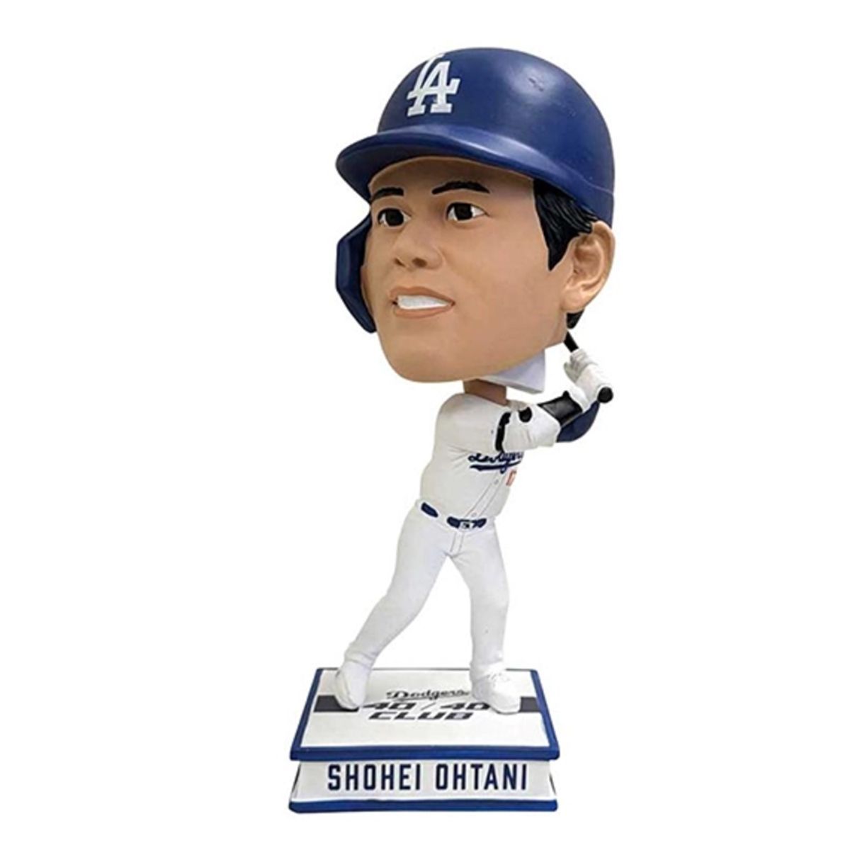 大谷翔平 ボブルヘッド 大谷翔平 グッズ 40-40クラブ バッティング ボブルヘッド 9.5インチ 24.1cm シリアルナンバー入り MLB メジャーリーグ公式 ビッグヘッド ロサンゼルス ドジャース フィギュア モデル 背番号17 17番