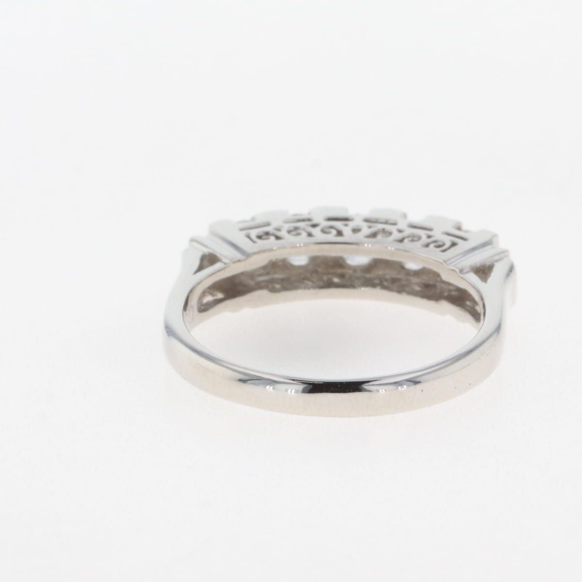 メレダイヤ デザインリング プラチナ 指輪 リング 11号 Pt900 