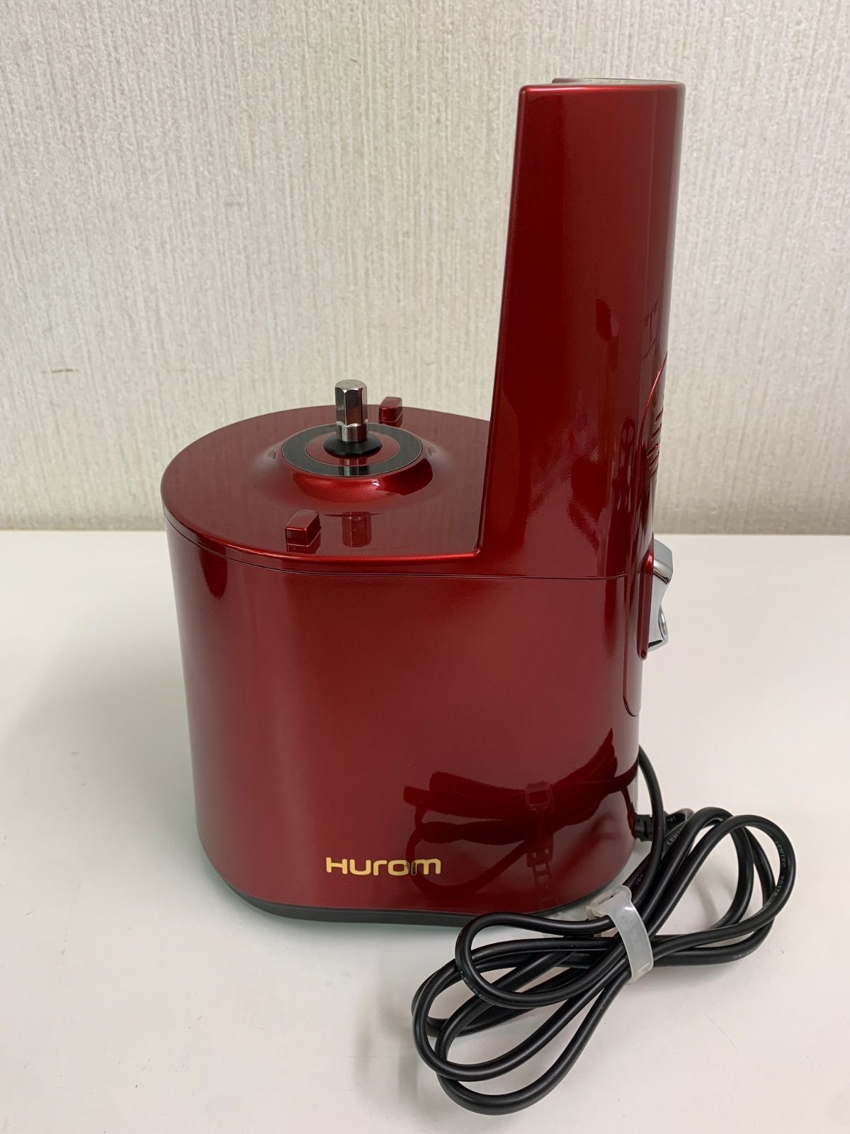 【美品】ヒューロム　スロージューサー　ゴールドプレスジューサー　フェラーリレッド 0317_haa_10008022.jpg