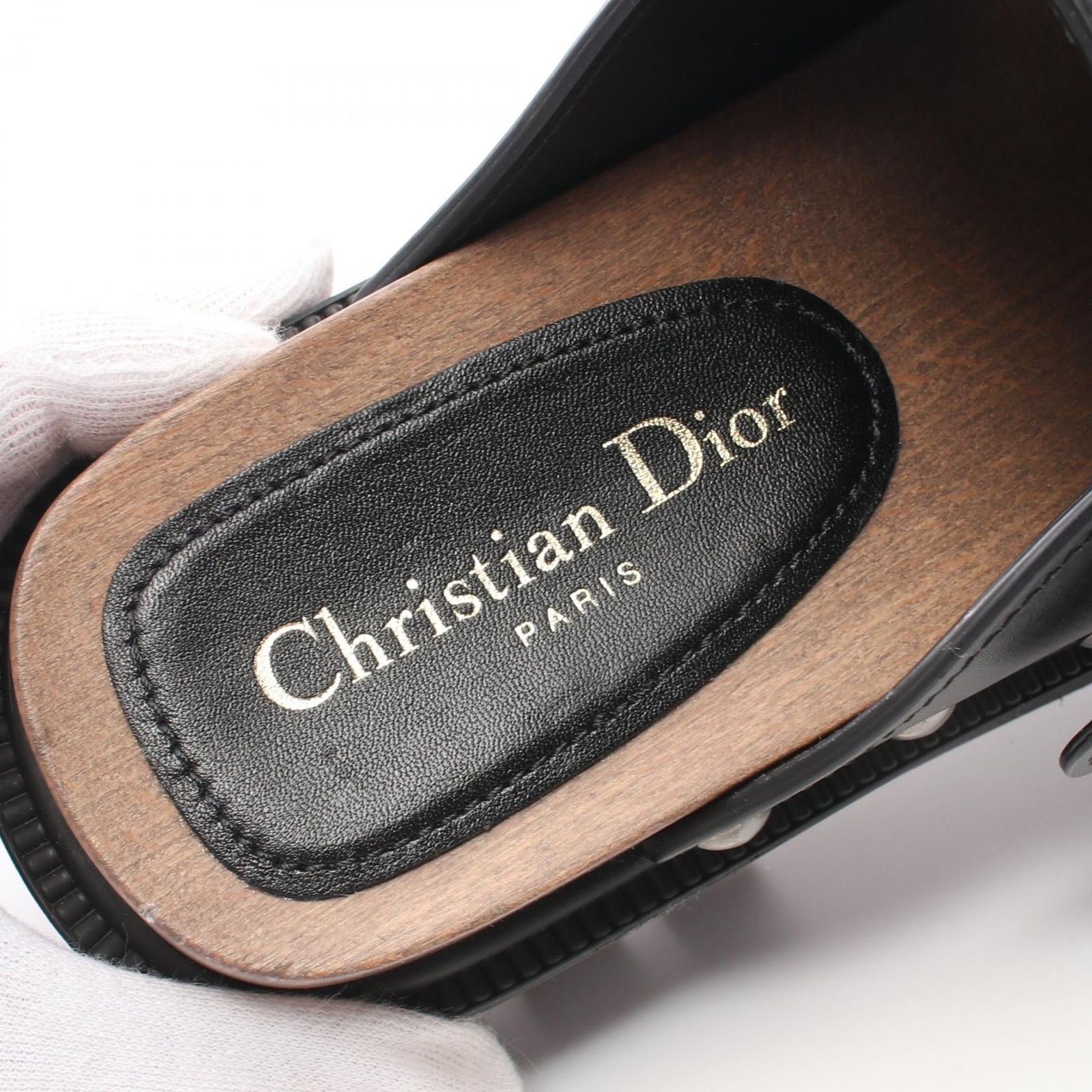 ディオール クエイク レザー クロッグ サンダル Christian Dior - 未使用 22ss クリスチャンディオール