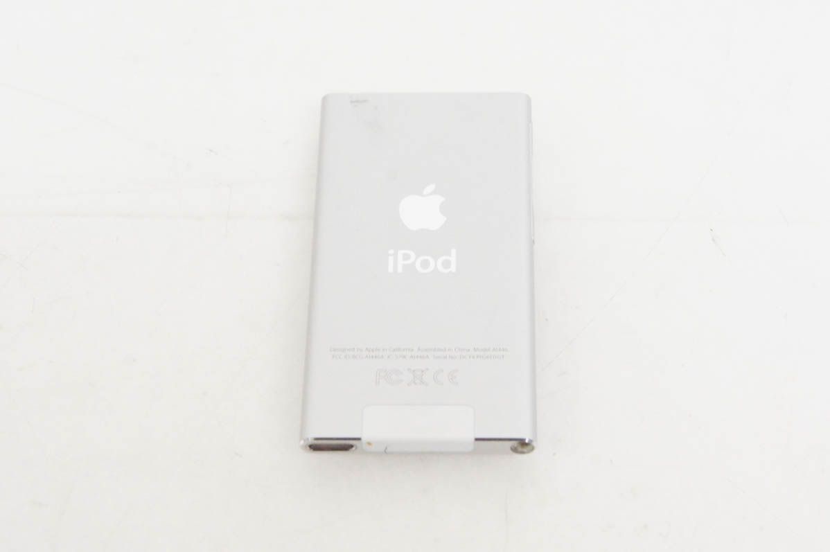 中古】Appleアップル 第7世代 iPod nano 16GB シルバー MD480J 中古 訳