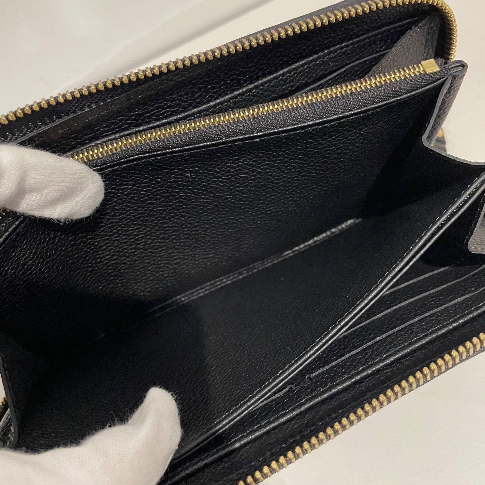 LOUIS VUITTON◇ジッピー・ウォレット_モノグラム・アンプラント
