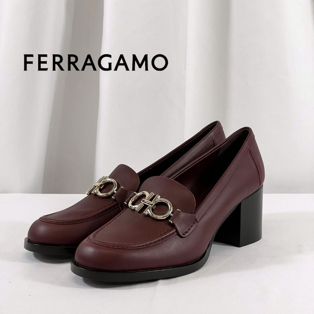 26.0cm / 26.5cm / 27.0cm 【限定セール】新品・未使用 FERRAGAMO フェラガモ ローファー 靴 01N677  732817 バーガンディー BURGUN サルヴァトーレフェラガモ SALVATOREFERRAGAMO 大きいサイズ - メルカリ