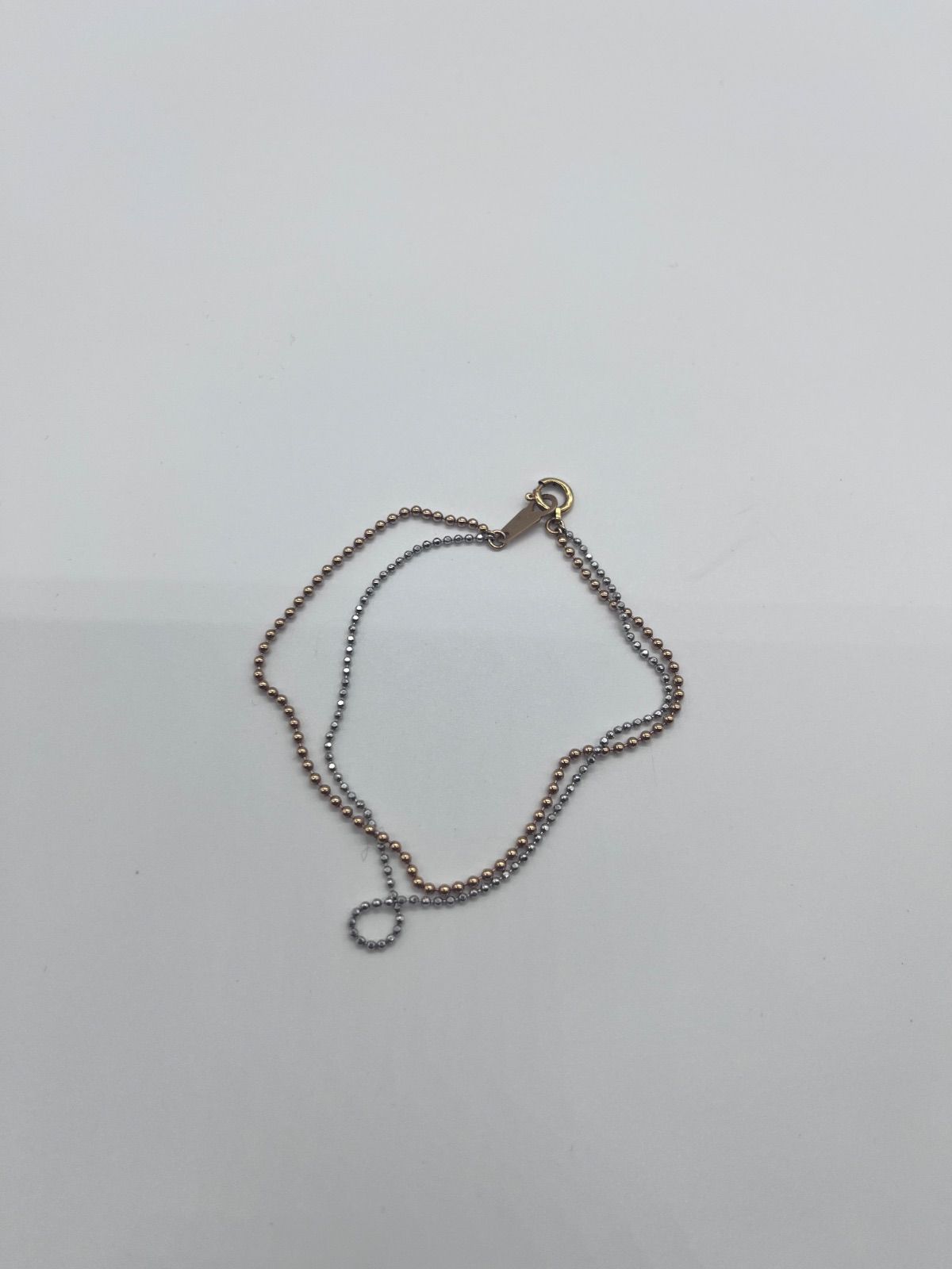 最終値下げ【美品】VENDOME ブレスレット K18 Pt850 コンビ ボール 