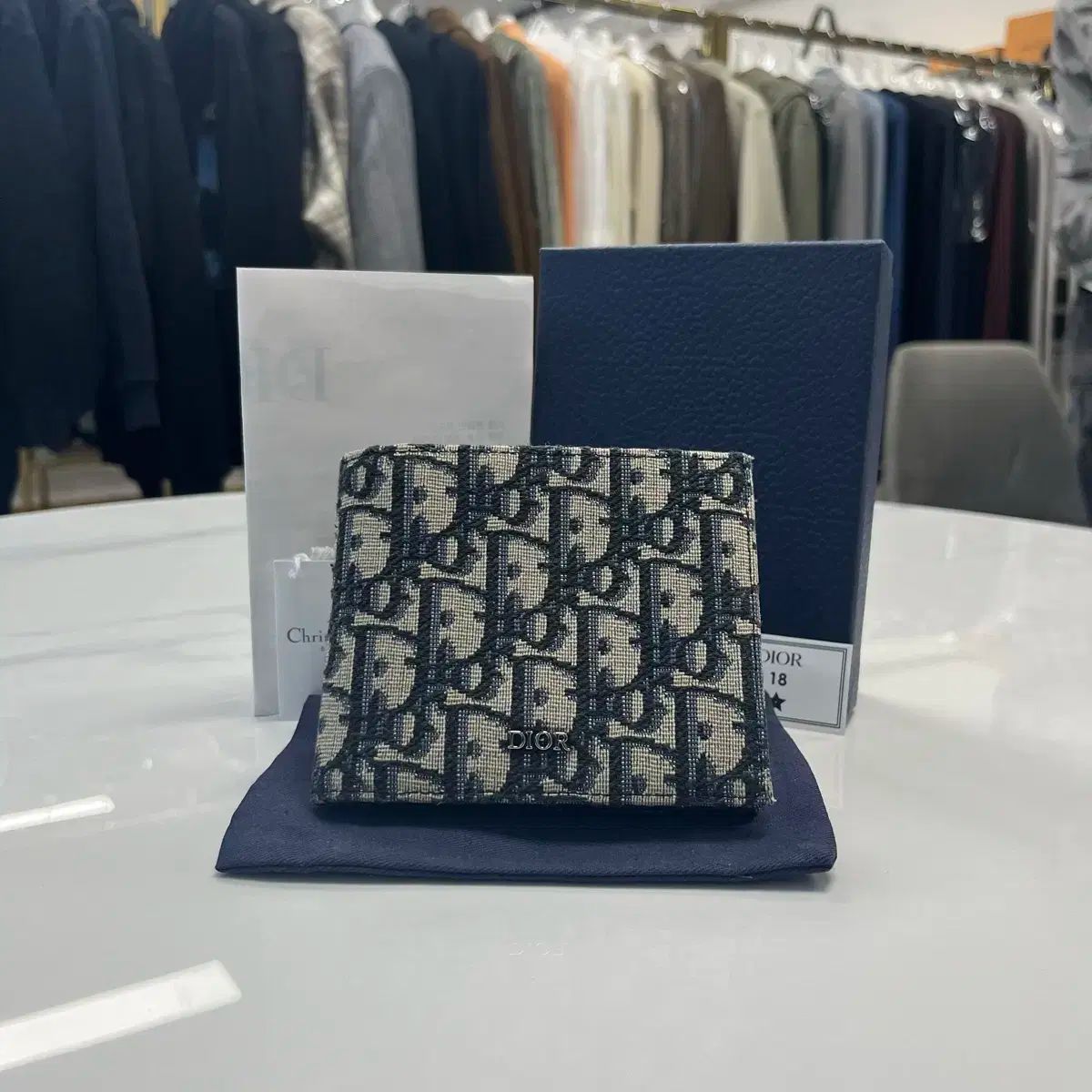 Dior ディオール オブリーク 二つ折り財布