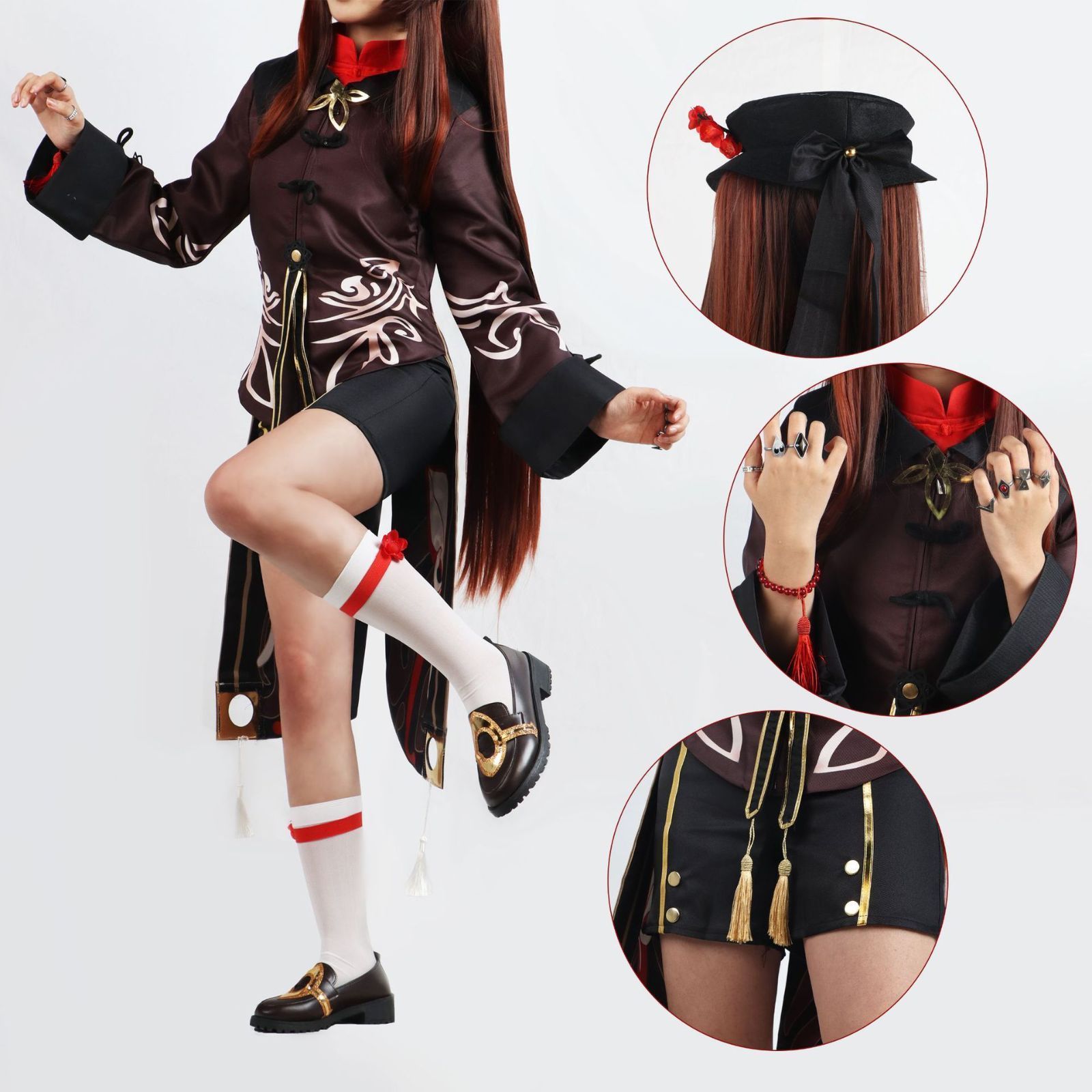 原神 Genshin 胡桃 フータオ コスプレ衣装 原神 げんしん