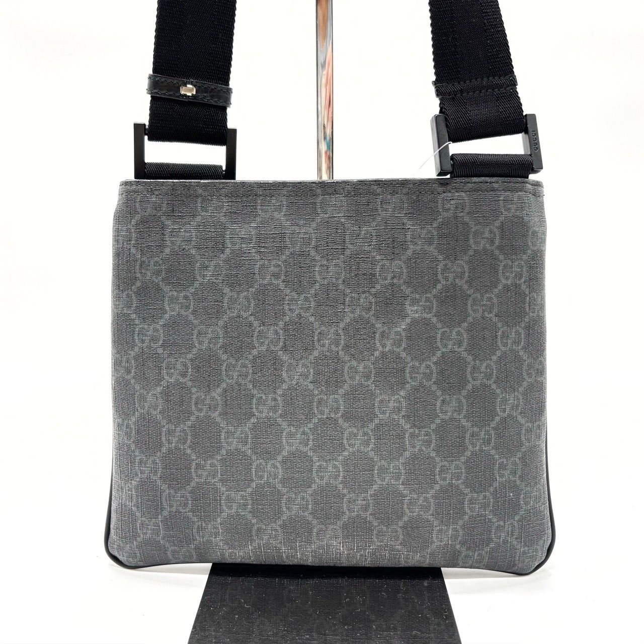真贋鑑定済】 GUCCI グッチ GGプラス GGスプリーム ショルダーバッグ 