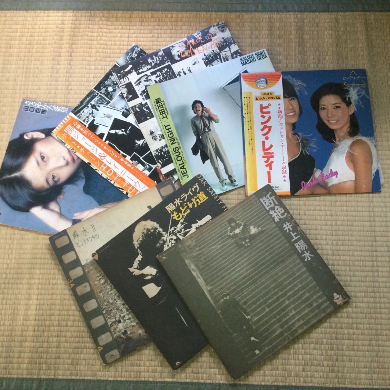 昭和レコード まとめ売り(ピンクレディー 山口百恵 井上陽水 上田正樹 