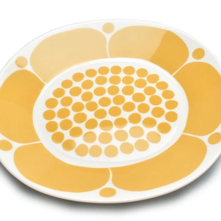 ARABIA スンヌンタイ イエロー オーバルプレート ヴィンテージ ARABIA