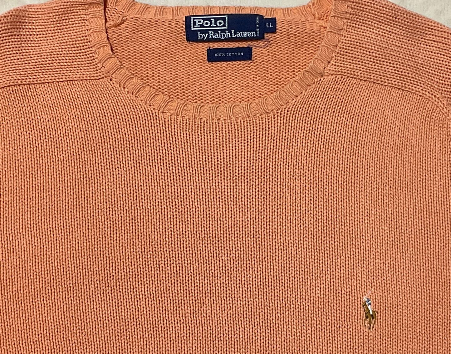 激レア90s ナイガイ製POLO RALPH LAUREN レトロカーディガン-