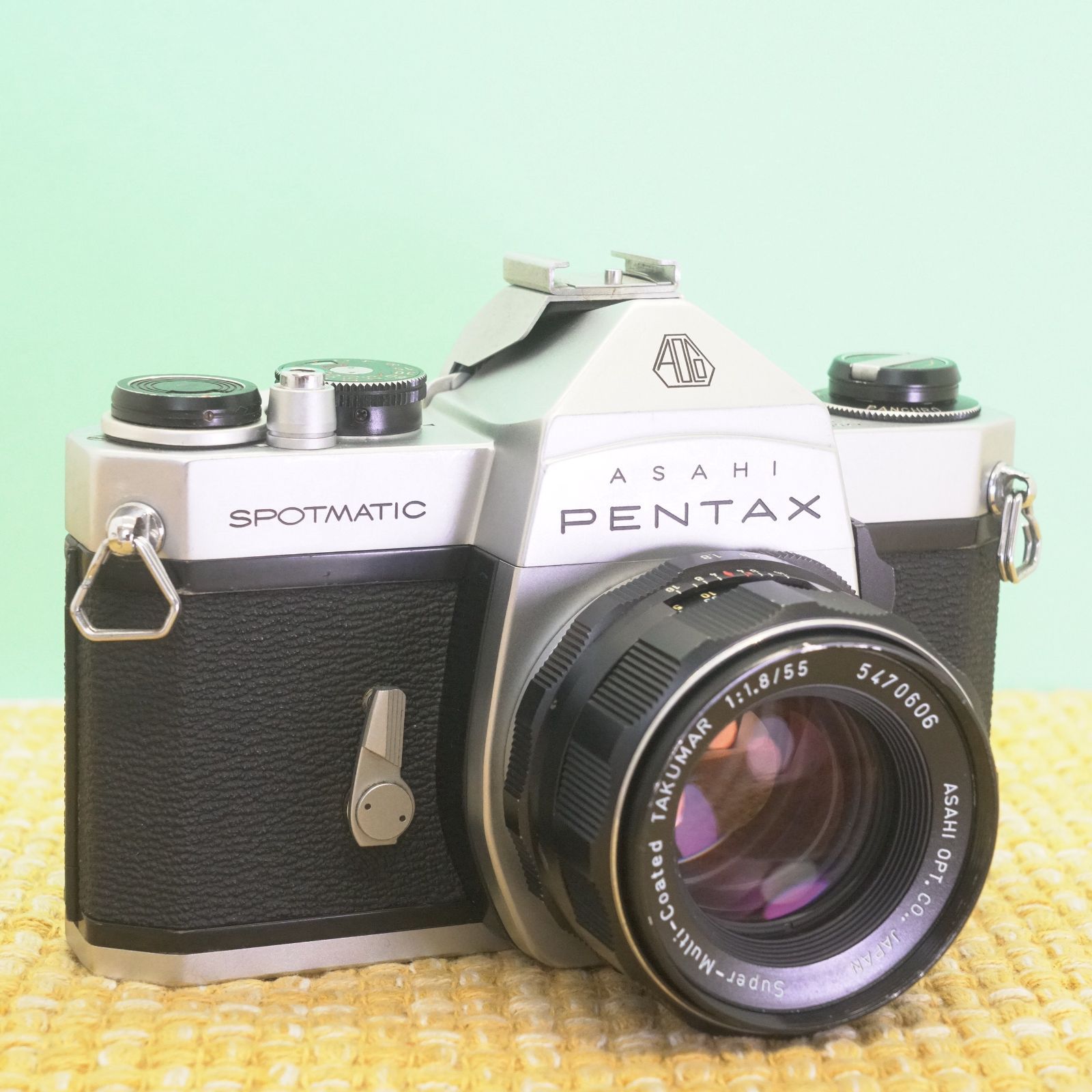 完動品◎ペンタックスSP × 55mm f1.8 フィルムカメラ #162