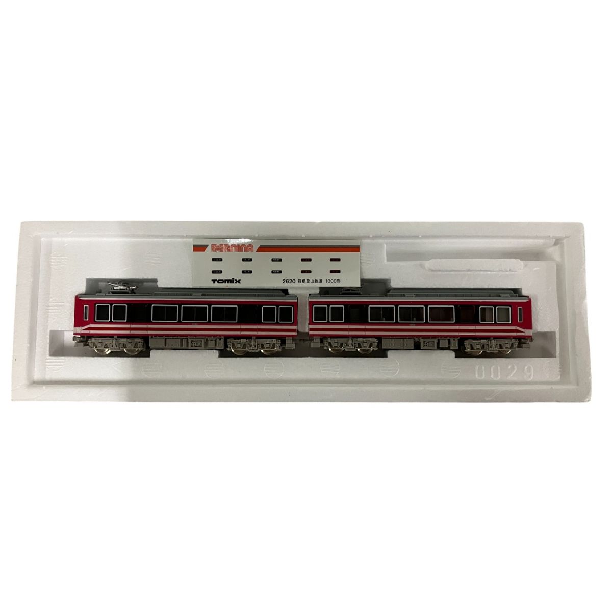 TOMIX 2619 箱根登山鉄道 1000形 ベルニナ号 新塗装 Nゲージ