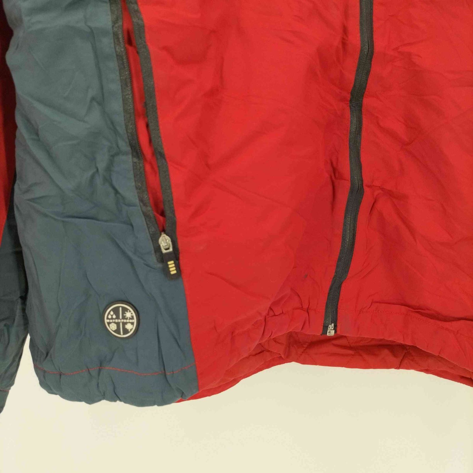 ランズエンド LANDS END WATER PROOF 裏地 キルティング ジップアップ ナイロン ジャケット 止水ジップ メンズ import：M 