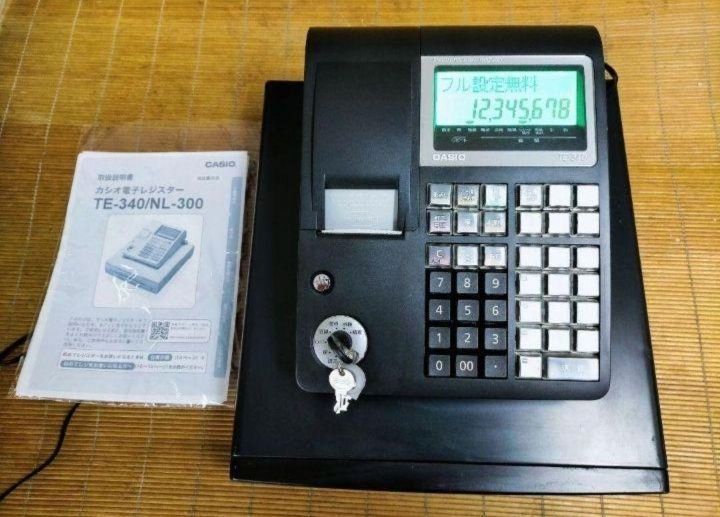 カシオレジスター TE-340/NL300 フル設定無料 707777 - メルカリ
