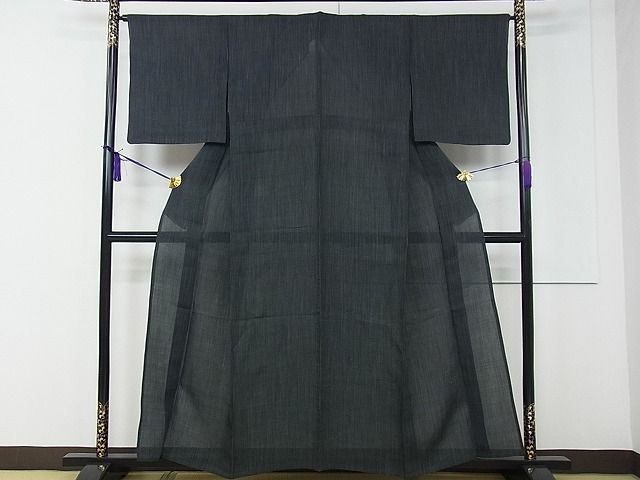 平和屋本店□極上 夏物 石川県指定無形文化財 能登上布 本麻手織上布