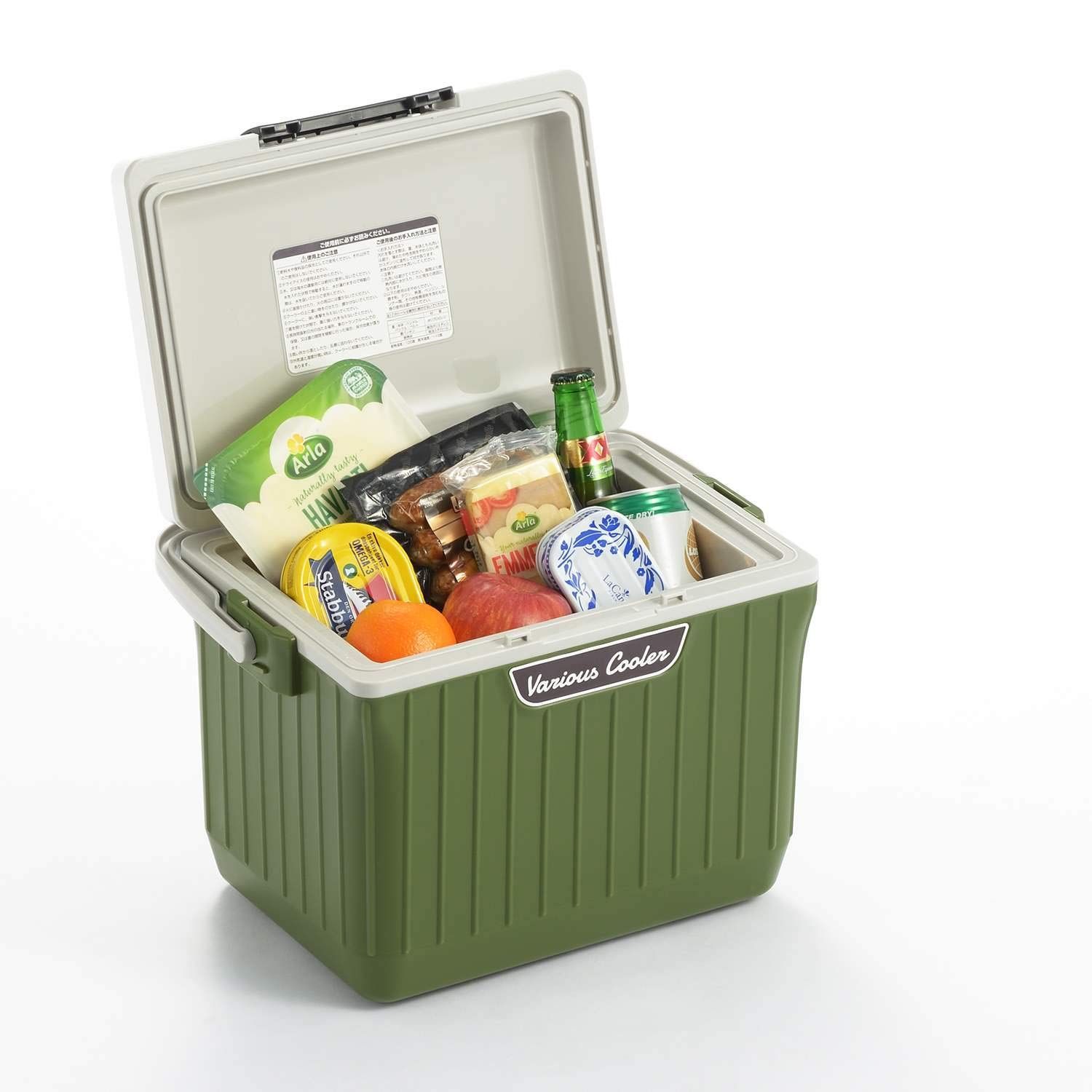 サンカ ギャラシーマスタークール 高性能断熱材を採用 ワンプッシュオープン型クーラーボックス (光沢仕様) 17L ホワイト 薄型で サンカ べリアスクーラー  高性能な断熱材を採用 ワンプッシュオープン型クーラー