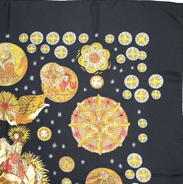 エルメス HERMES カレ90 LE ROY SOLEIL 太陽王 大判スカーフ