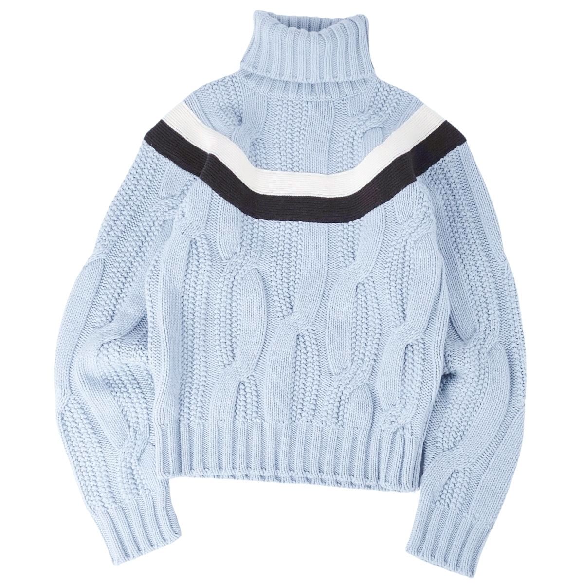 極美品 エルメス HERMES ニット 22AW セーター タートルネック ウー