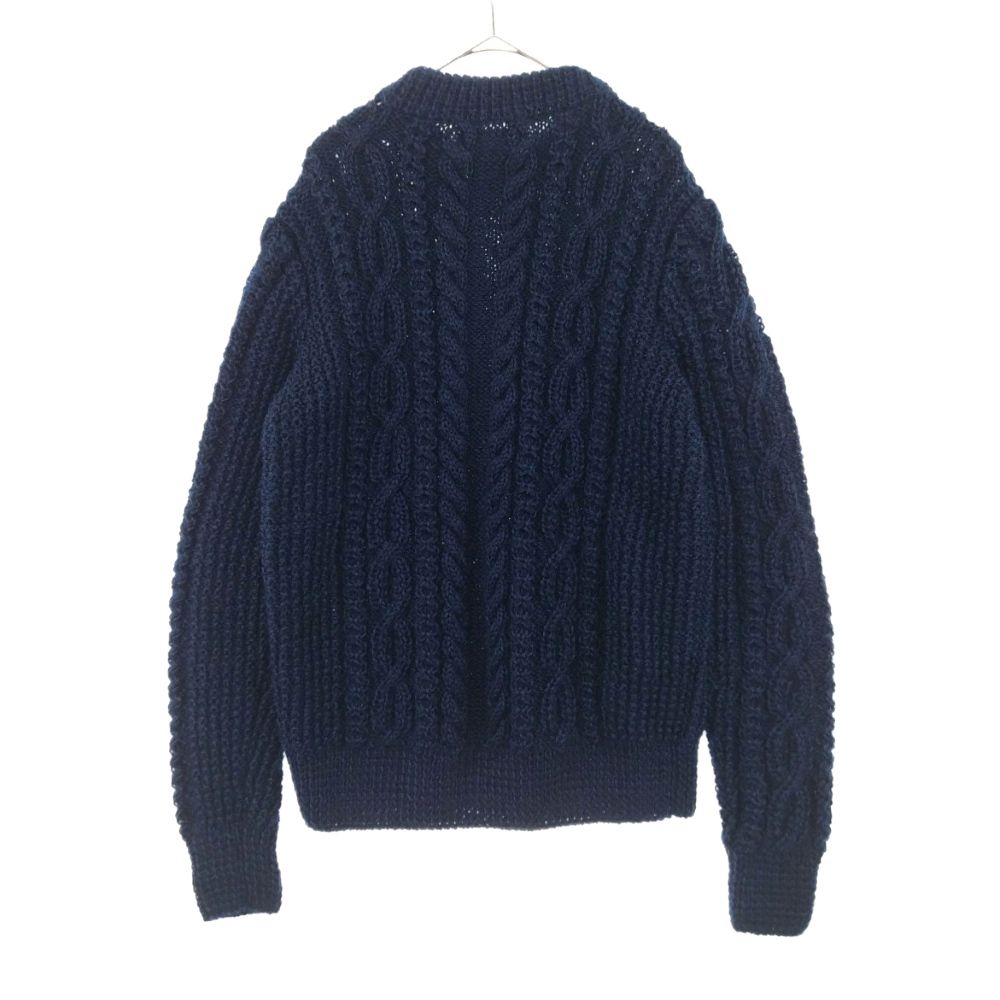 VISVIM (ヴィスヴィム) 14AW 泥染め FISHERMAN CABLE KNIT NATURAL DYE 