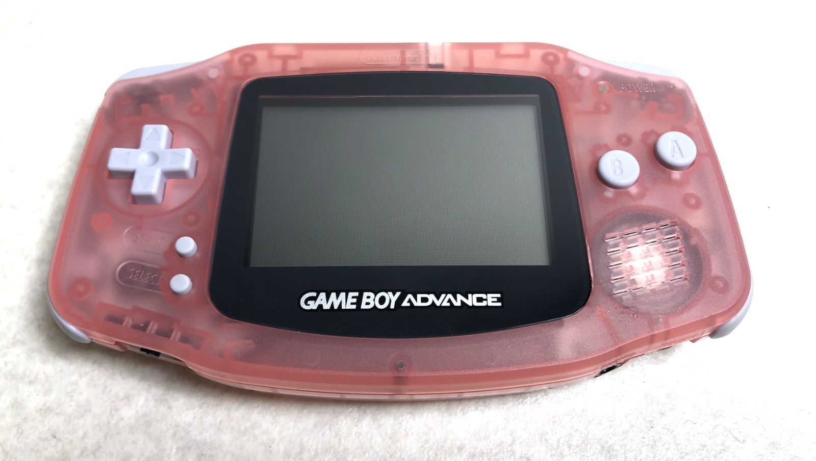 GBA】箱＆説明書付き ゲームボーイアドバンス ミルキーピンク 本体