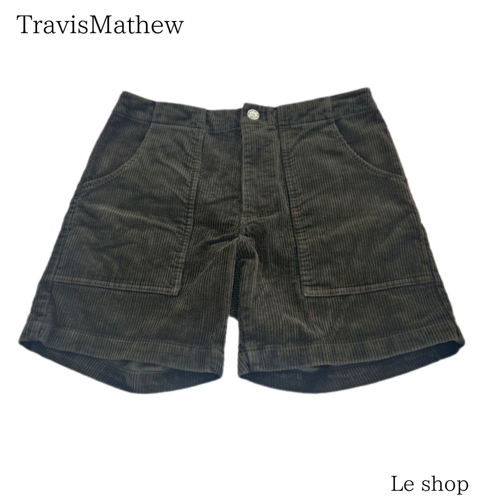 TravisMathew トラヴィスマシュー コーデュロイハーフパンツ Мサイズ