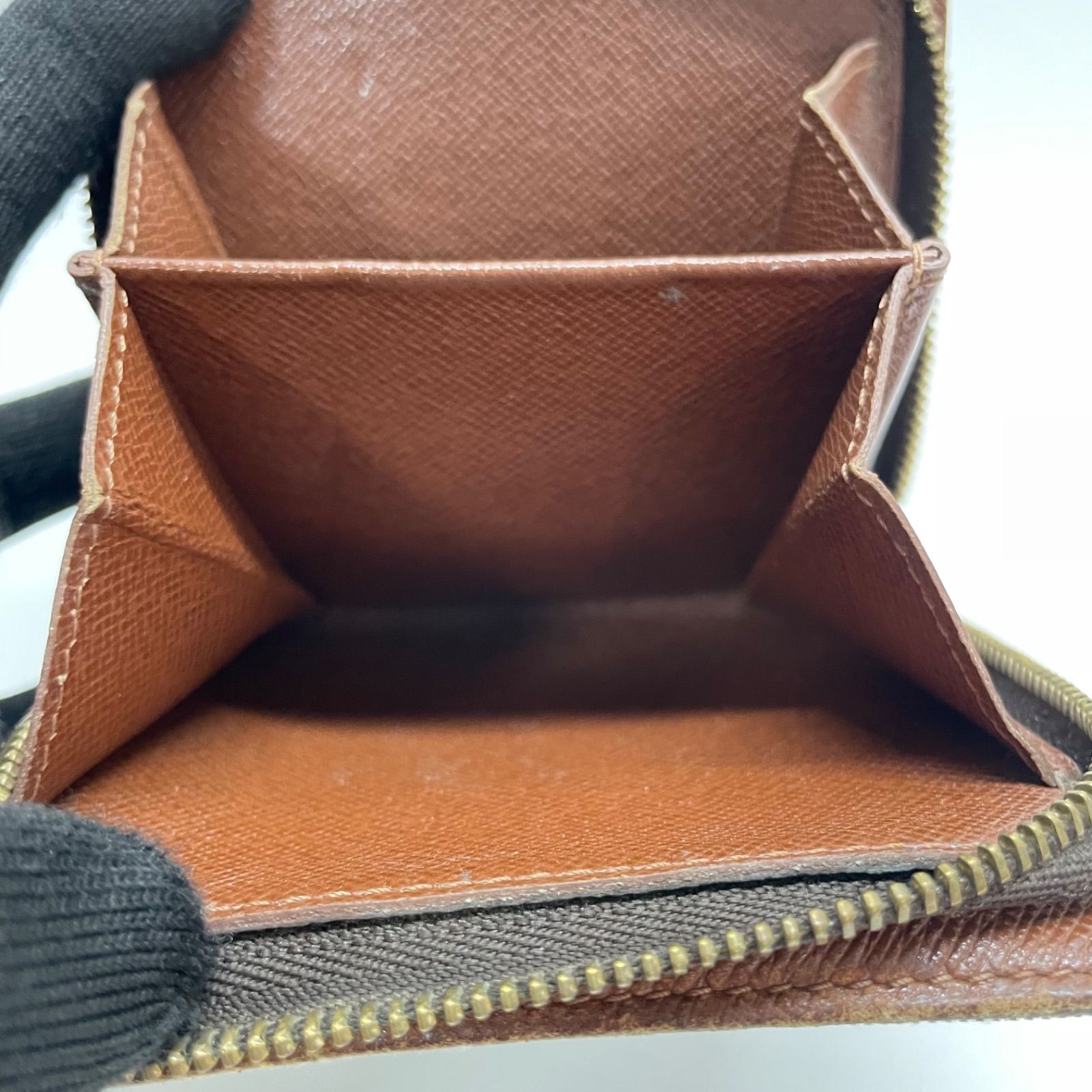 LOUIS VUITTON ミニ ジッピーウォレット 二つ折り財布 モノグラム ルイ