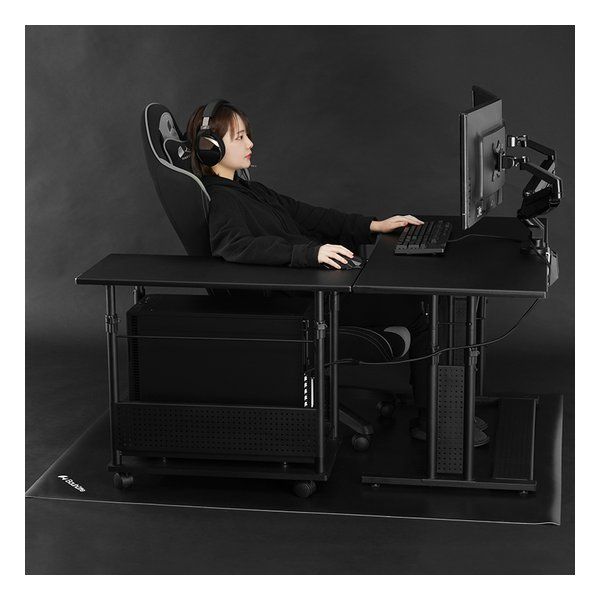 Bauhutte バウヒュッテ PCワゴン パソコンラック BHD-670H Bauhutte(バウヒュッテ)パソコンラック ワゴン BHD-670H-BK Bauhutte