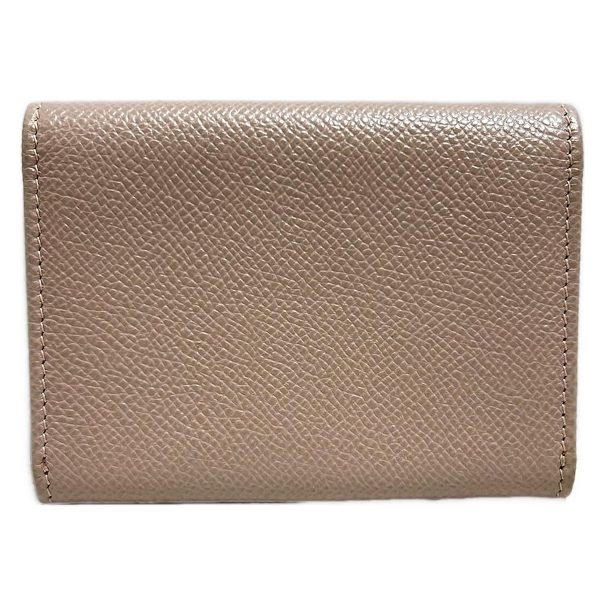 BVLGARI ブルガリ 名刺入れ ビジネスカードホルダーウィズクリップ ブルガリブルガリ ヘーゼル ピンクベージュ レザー