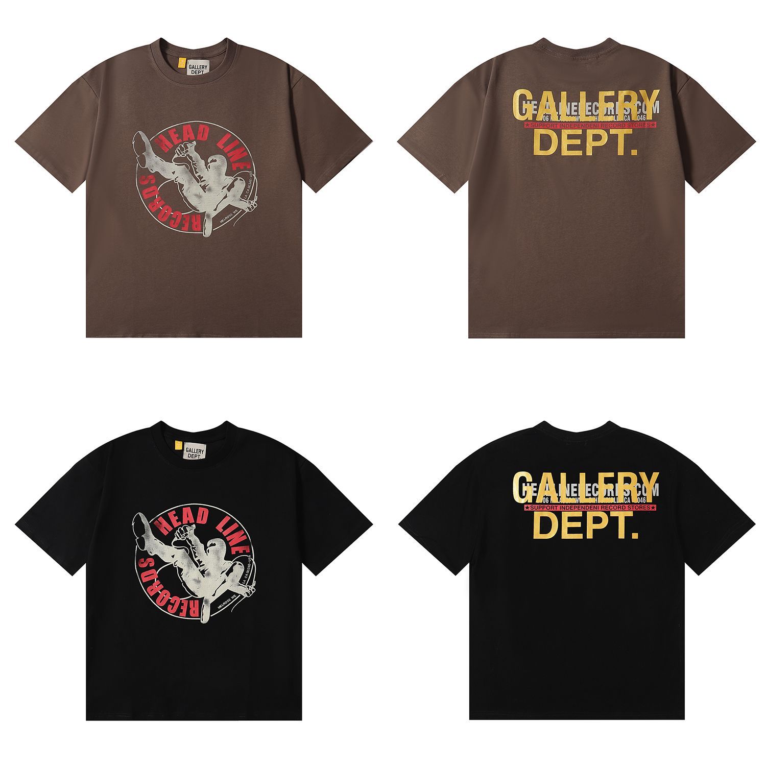 人気の美品 Gallery Dept HEADLINE RECORDS  Tシャツ 6059