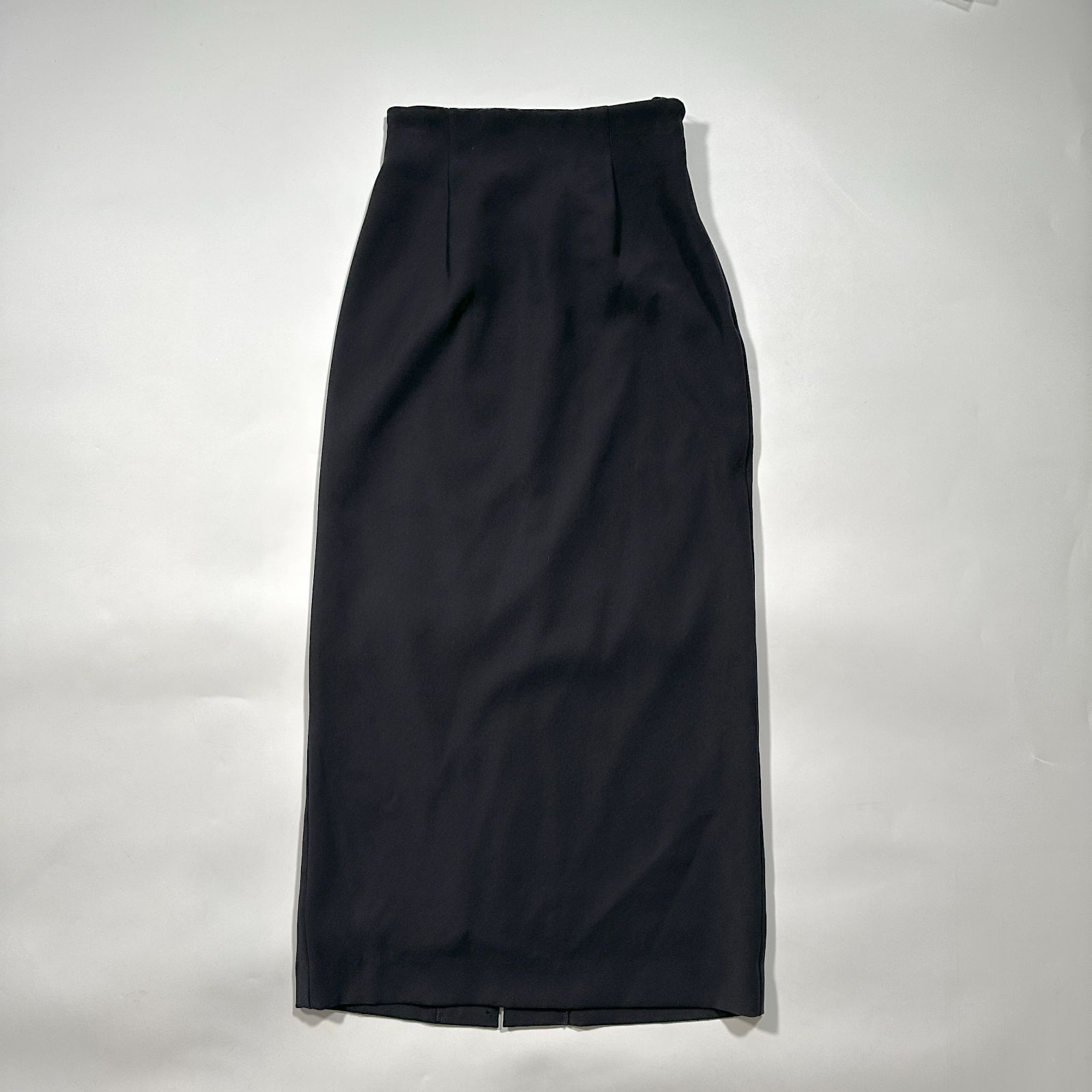 【美品】anuans アニュアンス ダブルサテンタイトスカート ネイビー M アニュアンス anuans ダブルサテンタイトスカート （NAVY） -靴