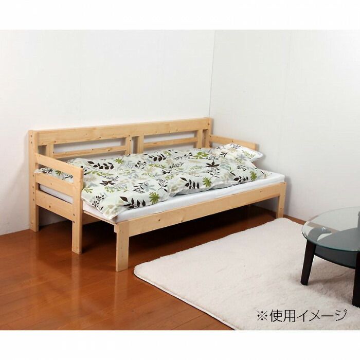 天然木すのこソファベッド