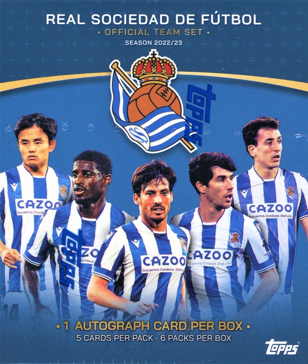 新品 未開封】2022-23 TOPPS TEAM SET REAL SOCIEDAD 1Box - メルカリ