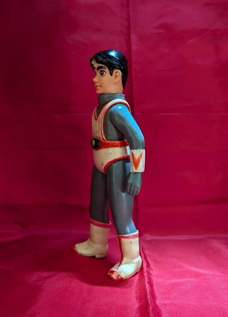 バンダイ スタンダードソフビ シルバー仮面 面替え 265mm グレー成型