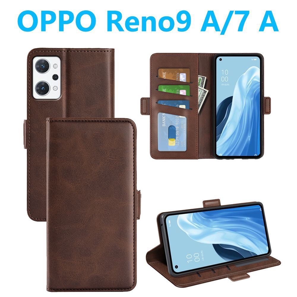 OPPO Reno9A Reno7A ケース 手帳型 PUレザーケース 人気 カード収納