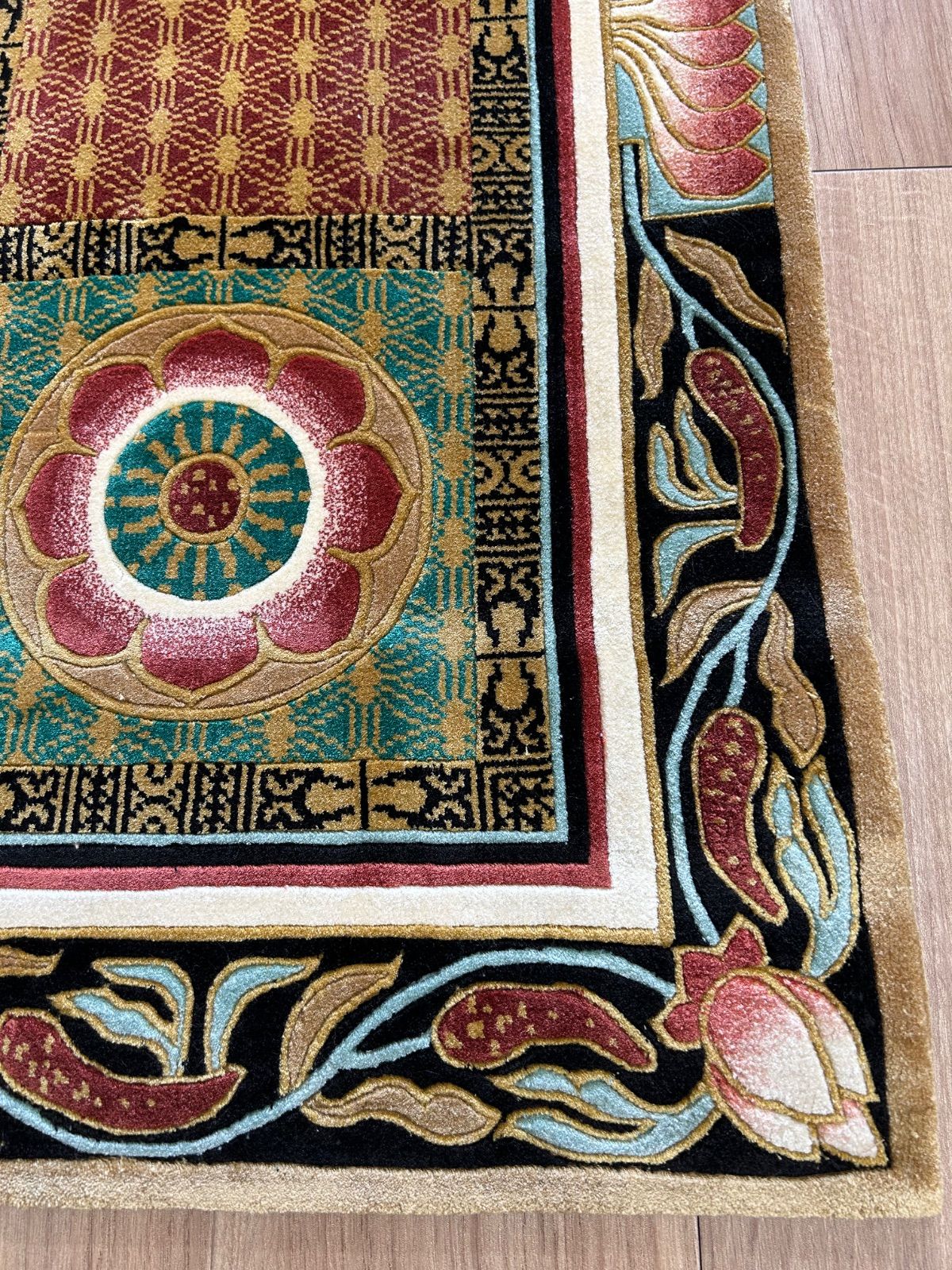 仏宝座 （十三仏）高級敷物 絨毯 ラグ 絹100% シルク 希少 仏宝座（十