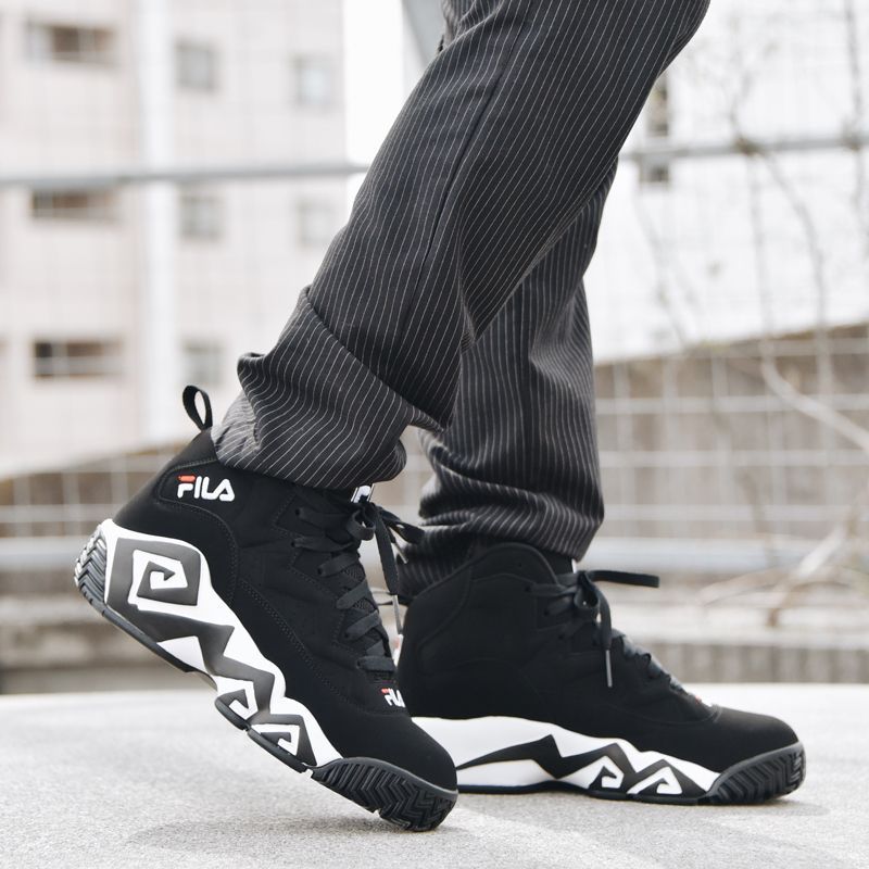 FILA バスケットボールシューズ ブラック FHE102 001 MB BLK 【定番 FILA フィラ バスケ バッシュ
