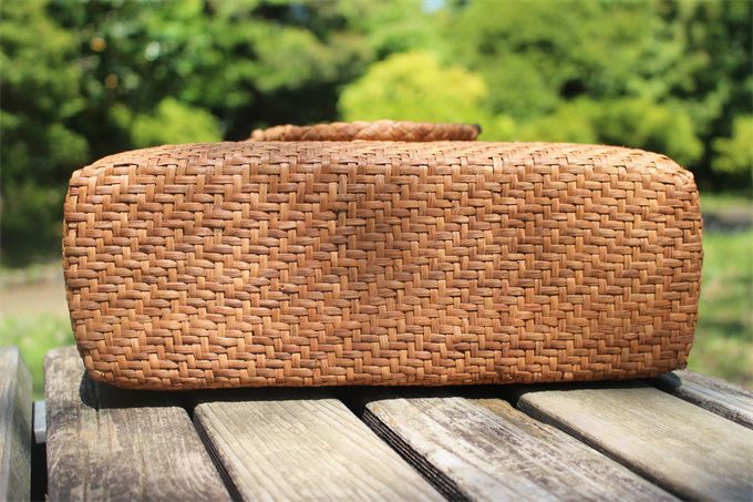 山葡萄 かごバッグ 網代編み やまぶどう 山ぶどう カゴバッグ 細網代