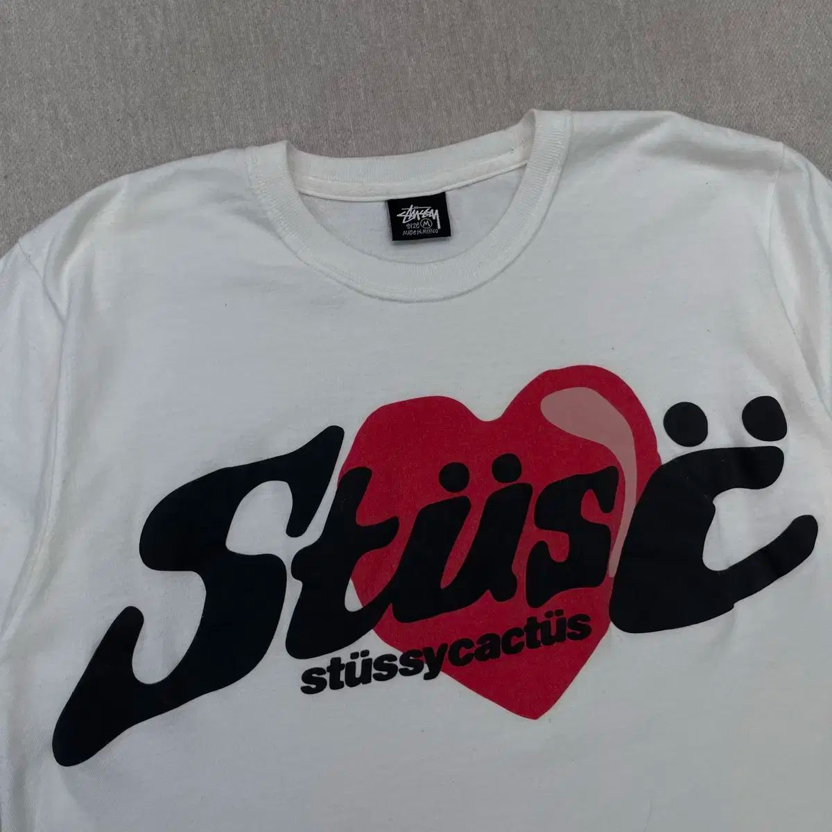 【希少/送料・関税無料/コラボ】CPFM & STUSSY HEART TEE Stussy x CPFM Heart T-shirt White SIZE Large | eBay