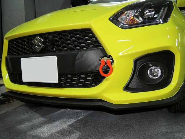 [牽引フック]ZC33S スイフトスポーツ_H29/9～(フロント)用レーシングフック(可倒タイプ)