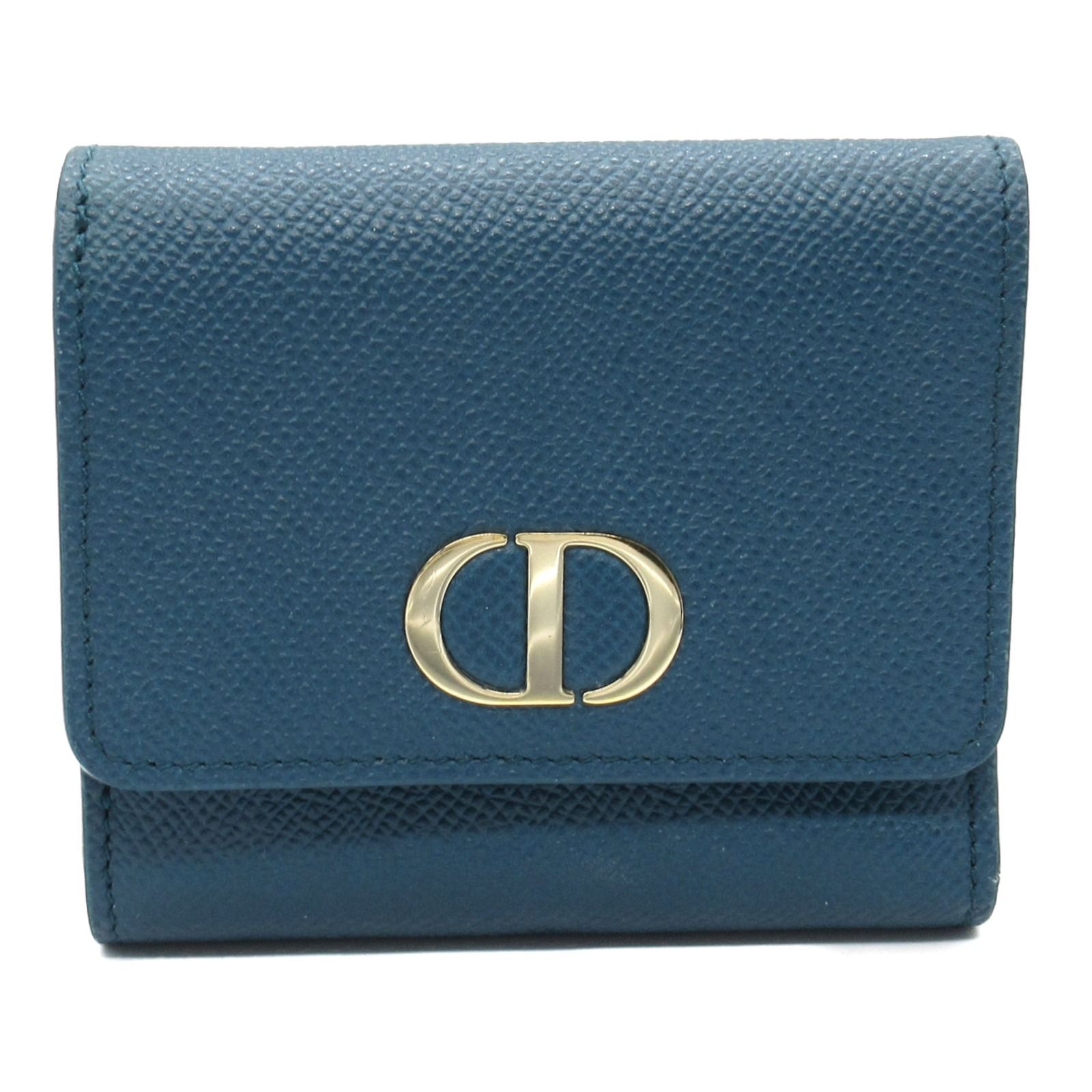 売り出しクーポン Dior ディオール ブルー 三つ折り財布 【公式通販】