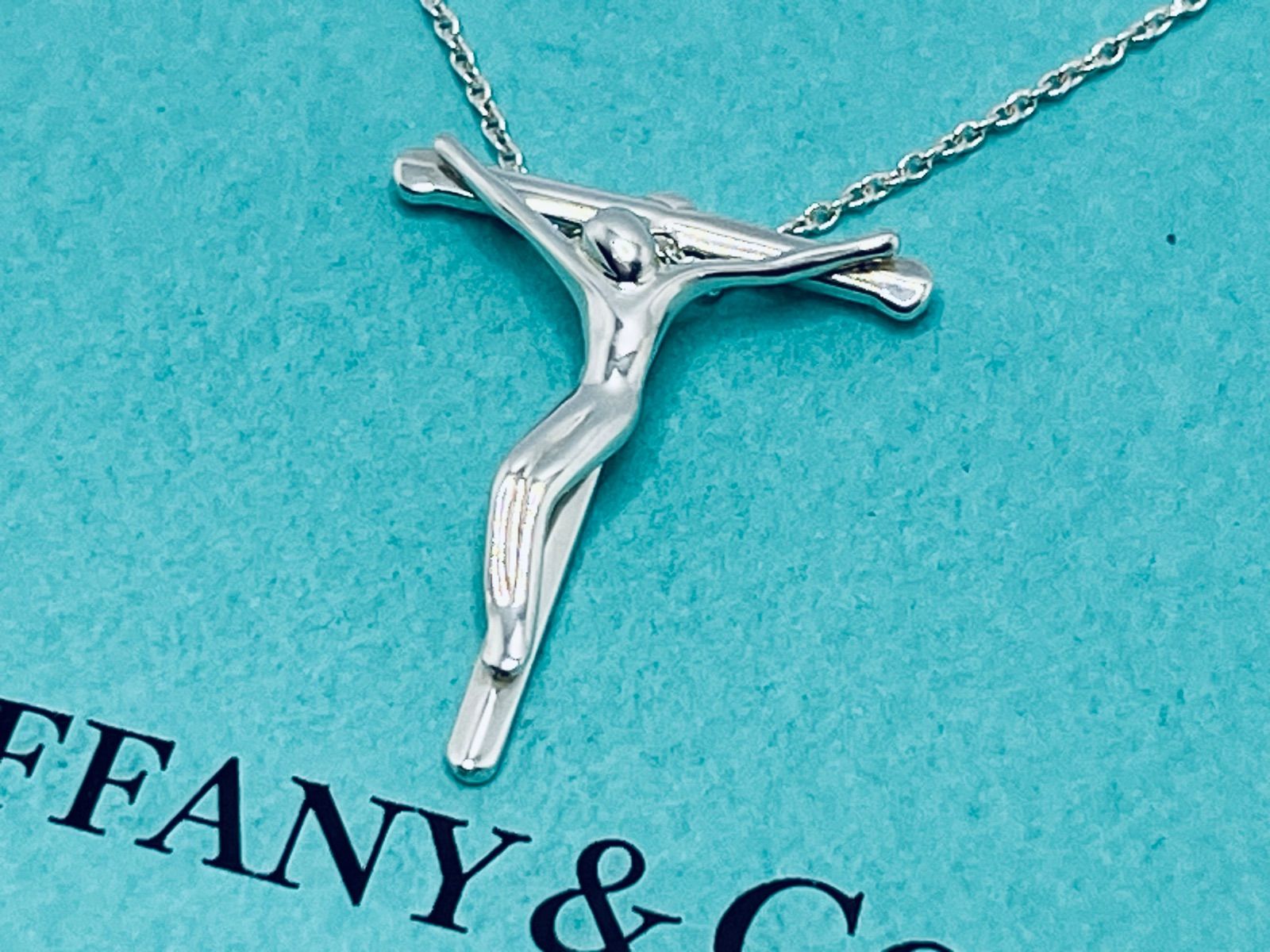 a113 美品 希少 廃盤 Tiffany&Co. ティファニー ロザリオ キリスト