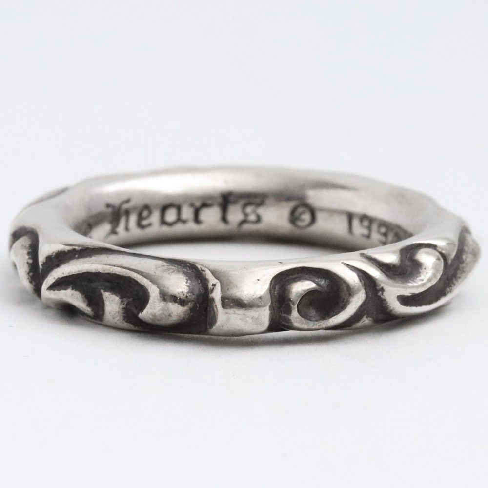 【美品】クロムハーツスクロールバンドリング21号 21号 CHROME HEARTS スクロールバンドリング シルバー - メルカリ