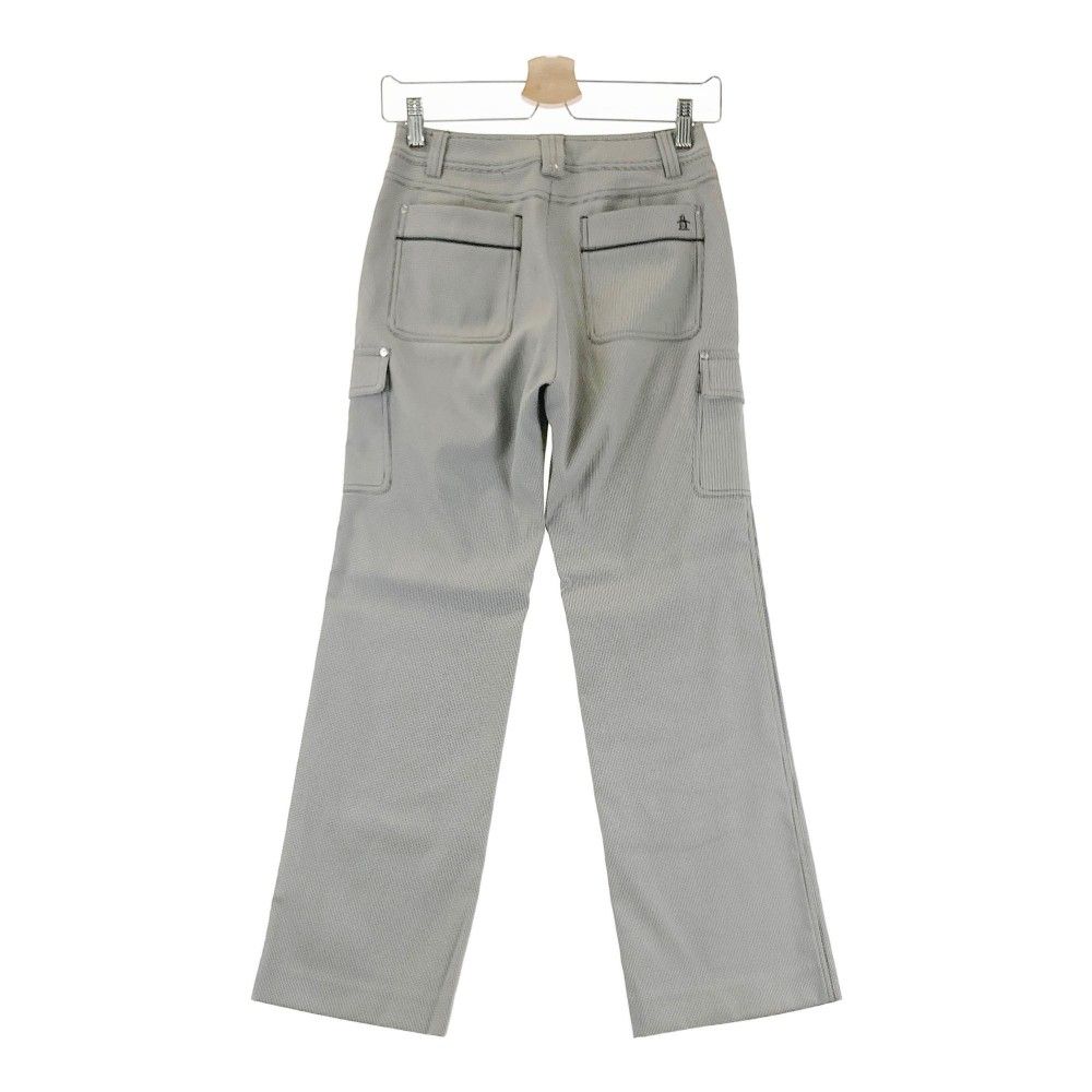 サイズ：7 MUNSING WEAR マンシングウェア パンツ 千鳥柄 グレー系